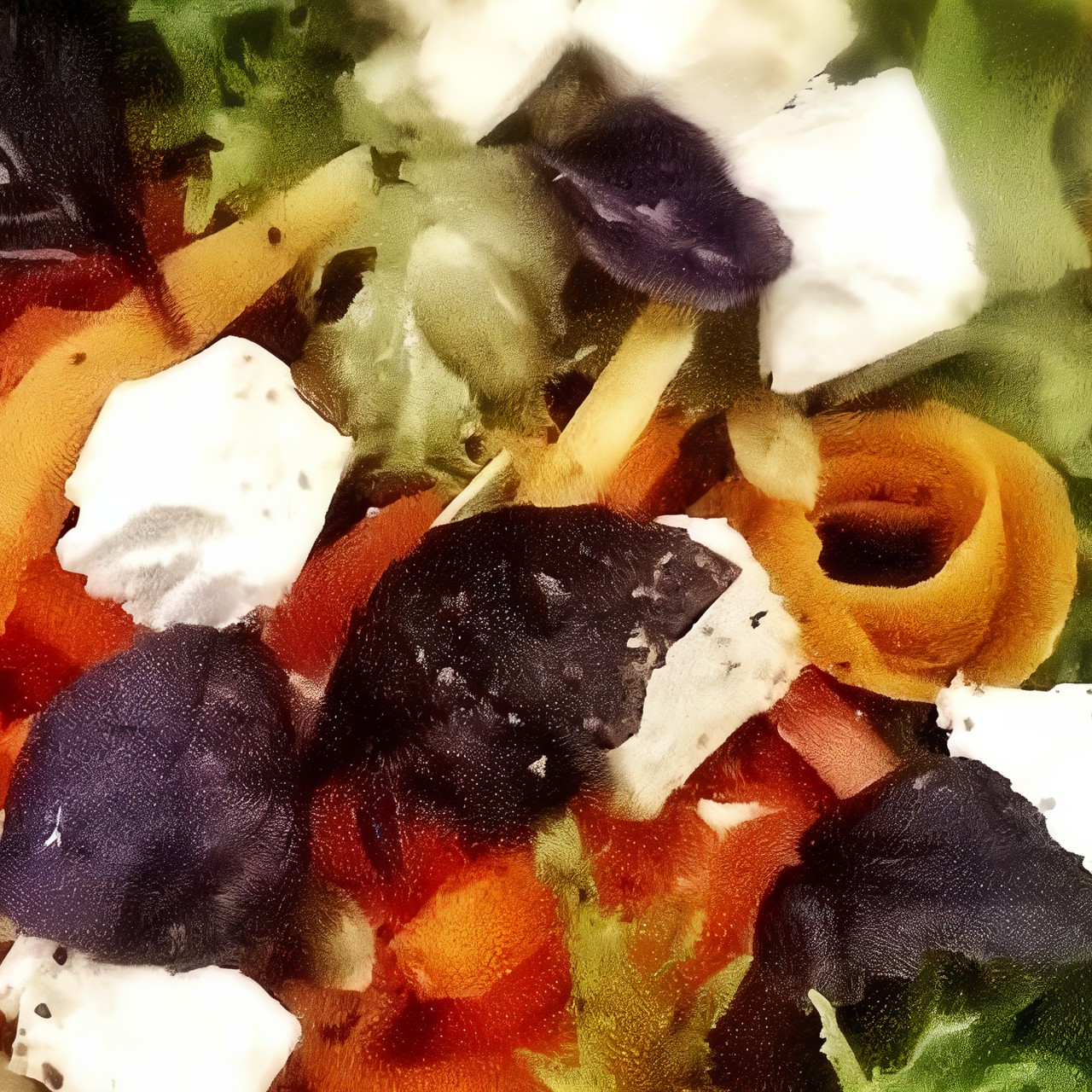 Оранжевый салат