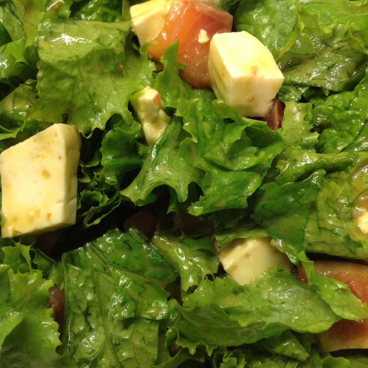 Осенний салат с семгой