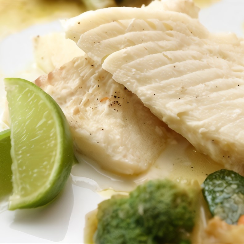 Осетрина, белуга, севрюга, сом с гарниром