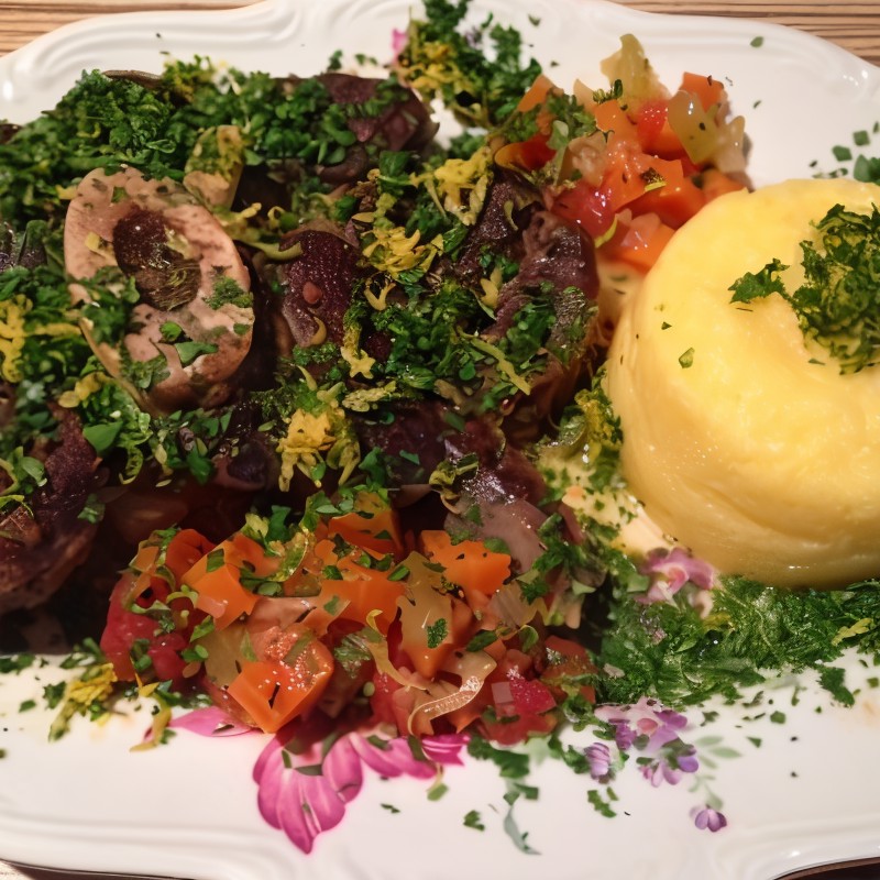 Оссобуко с петрушкой