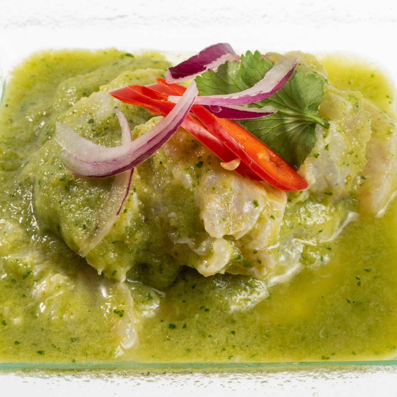 Острое севиче с халапеньо и огурцом