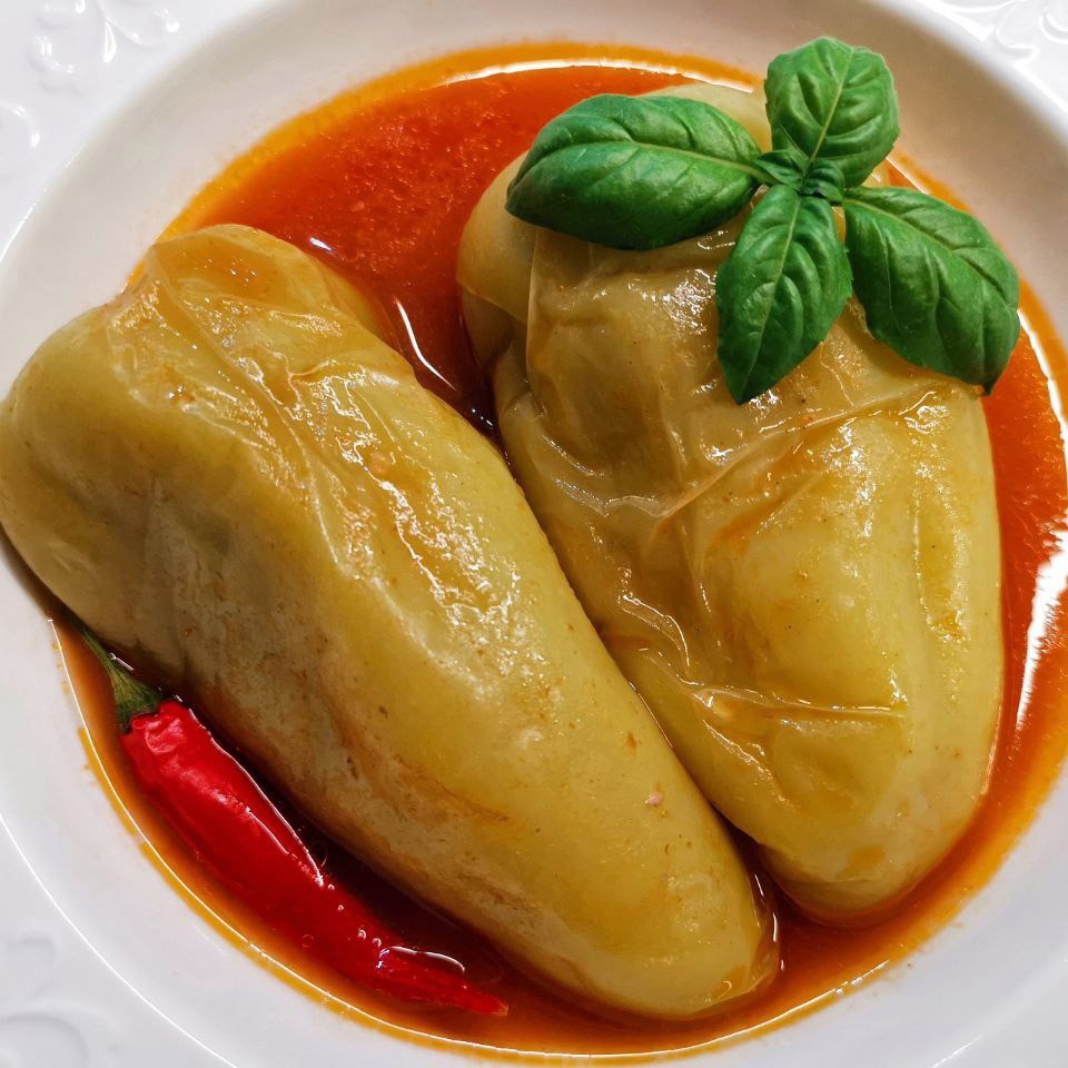 Острые фаршированные перцы