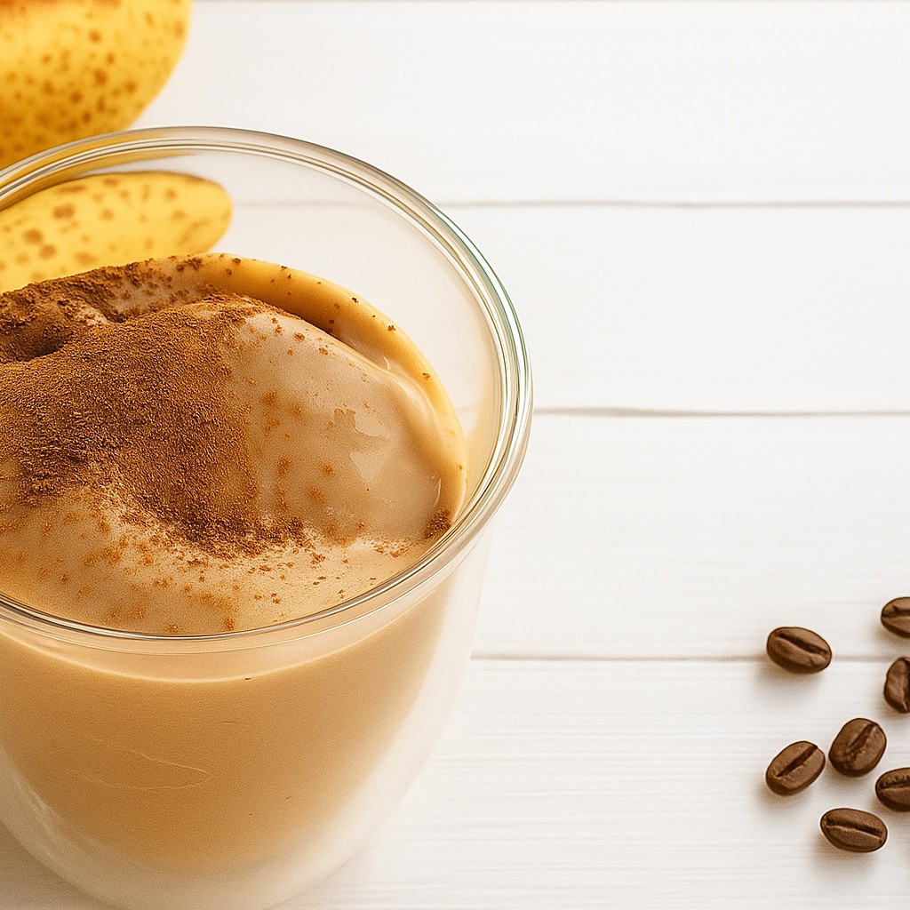 Простой летний кофейно-банановый десерт