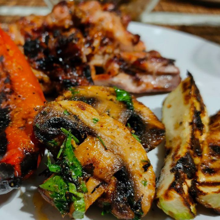 Овощи на мангале