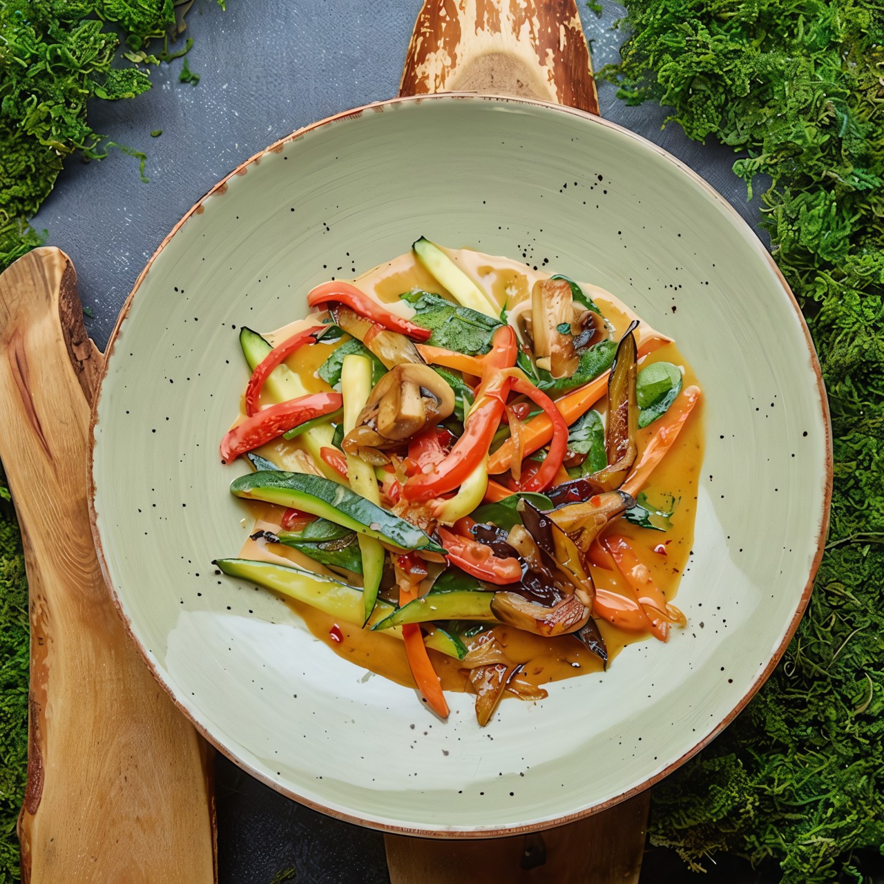 Овощи томленые в соусе «Тарантино»