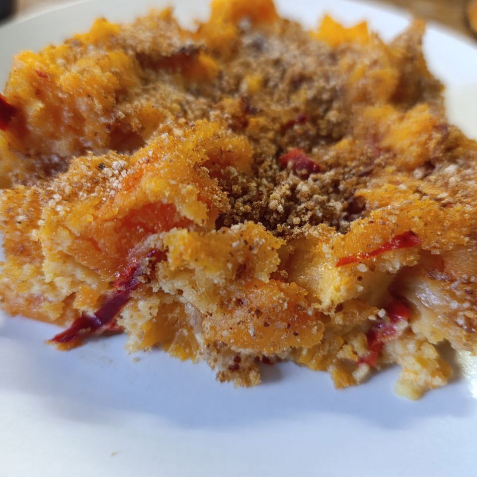 Овощная запеканка с тыквой