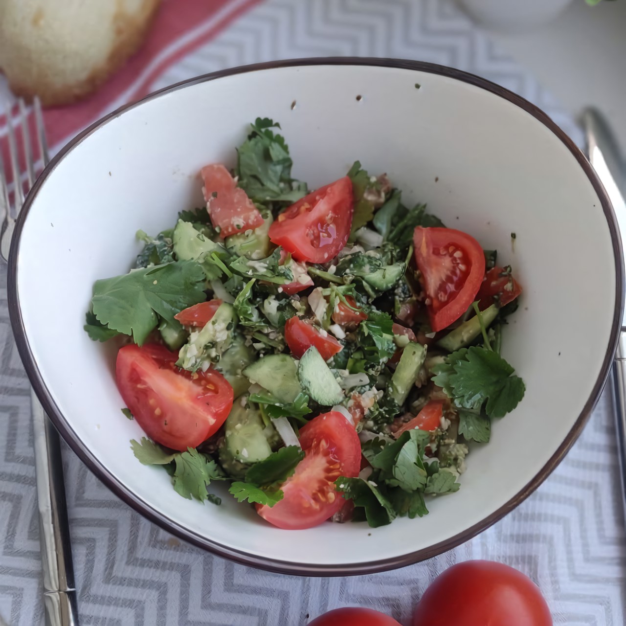 Овощной салат по-грузински