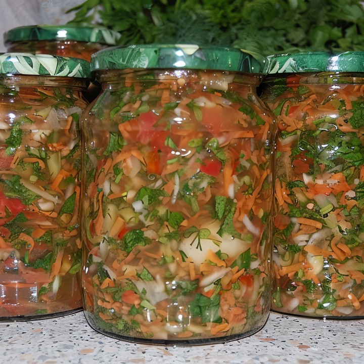 Овощная приправа для супов и вторых блюд