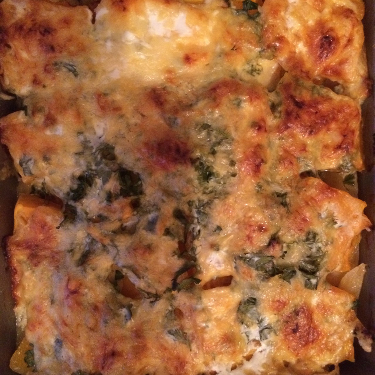 Овощная запеканка с тыквой