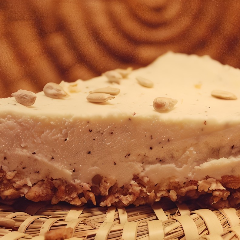 Овсяный пирог с творогом и маскарпоне