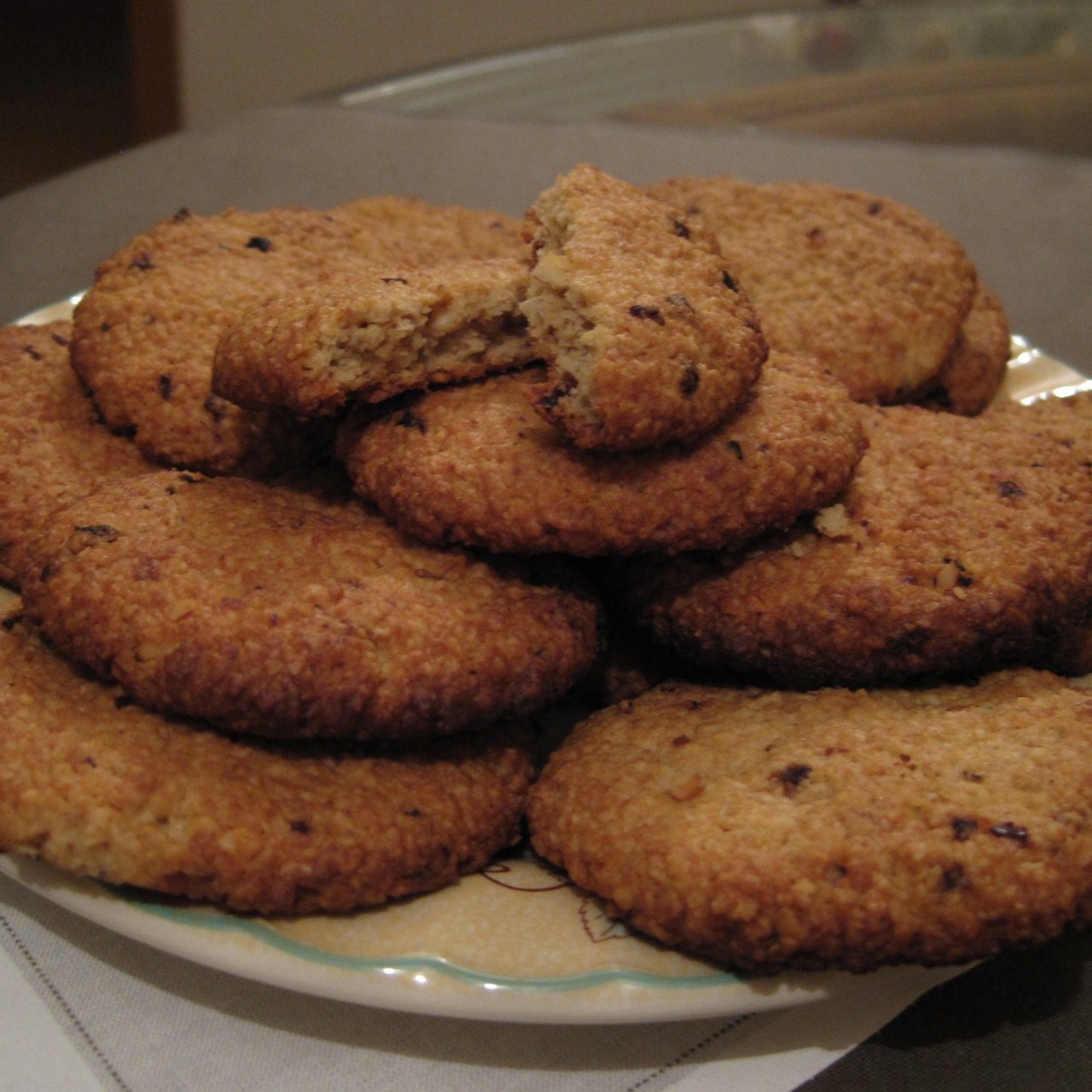 Овсяное печенье из овсяных хлопьев