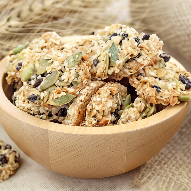 Овсяное печенье с тыквенными семечками