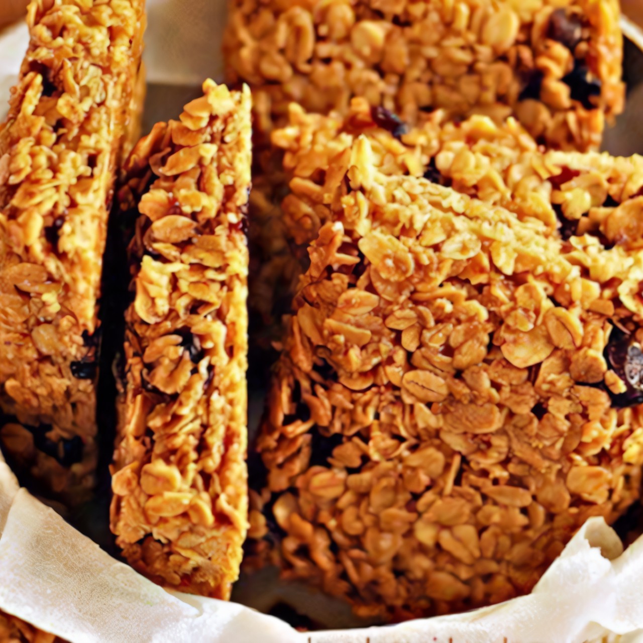 Овсяные батончики с клюквой