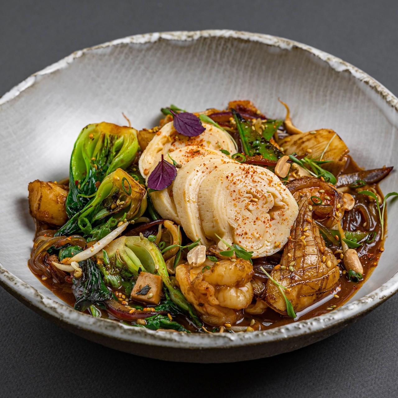 Пад-тай с морепродуктами