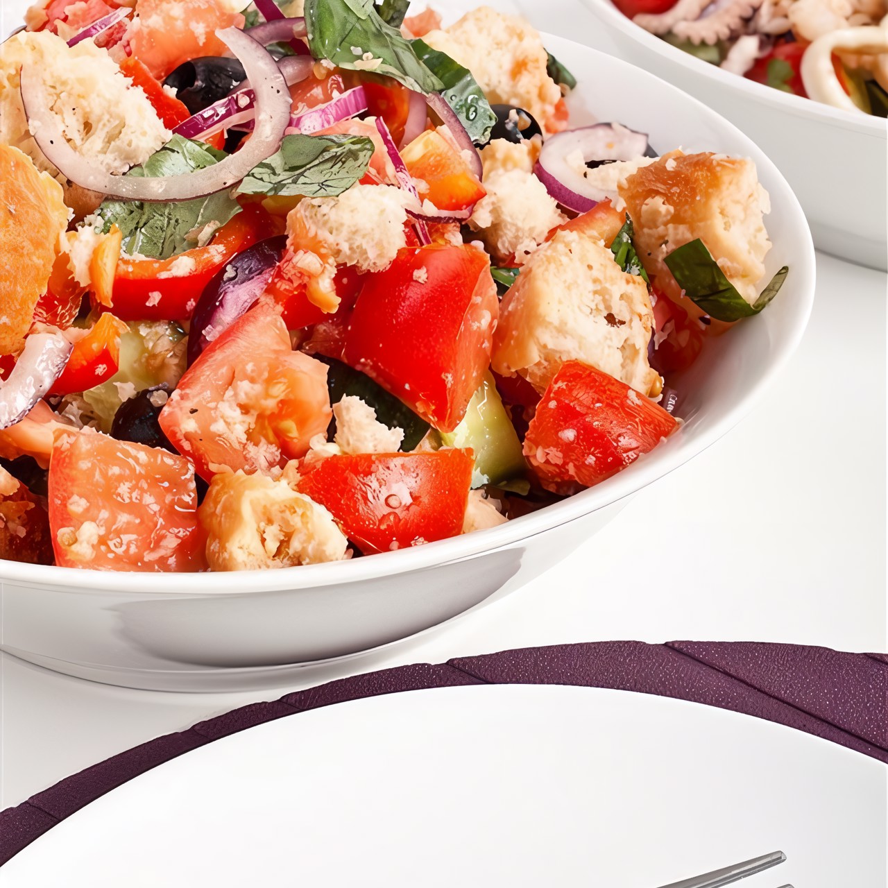 Панцанелла с красными перцами