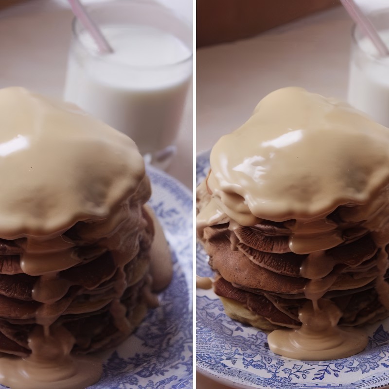 Панкейки с кремом