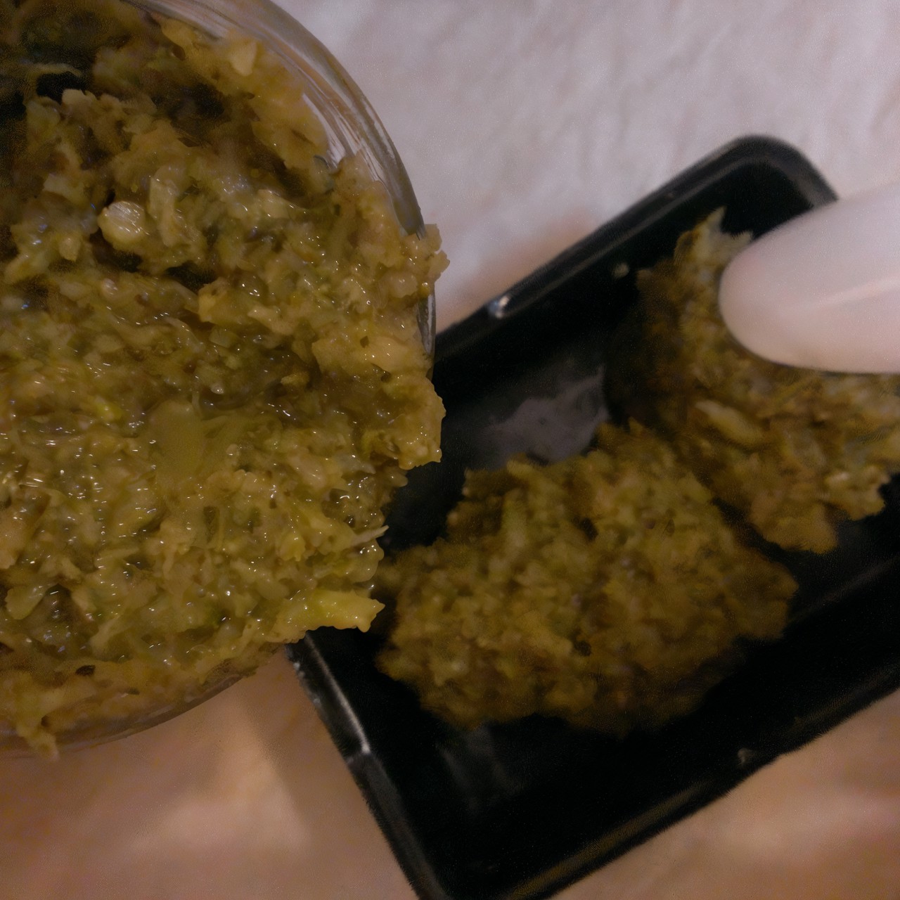 Паровое пюре из брокколи