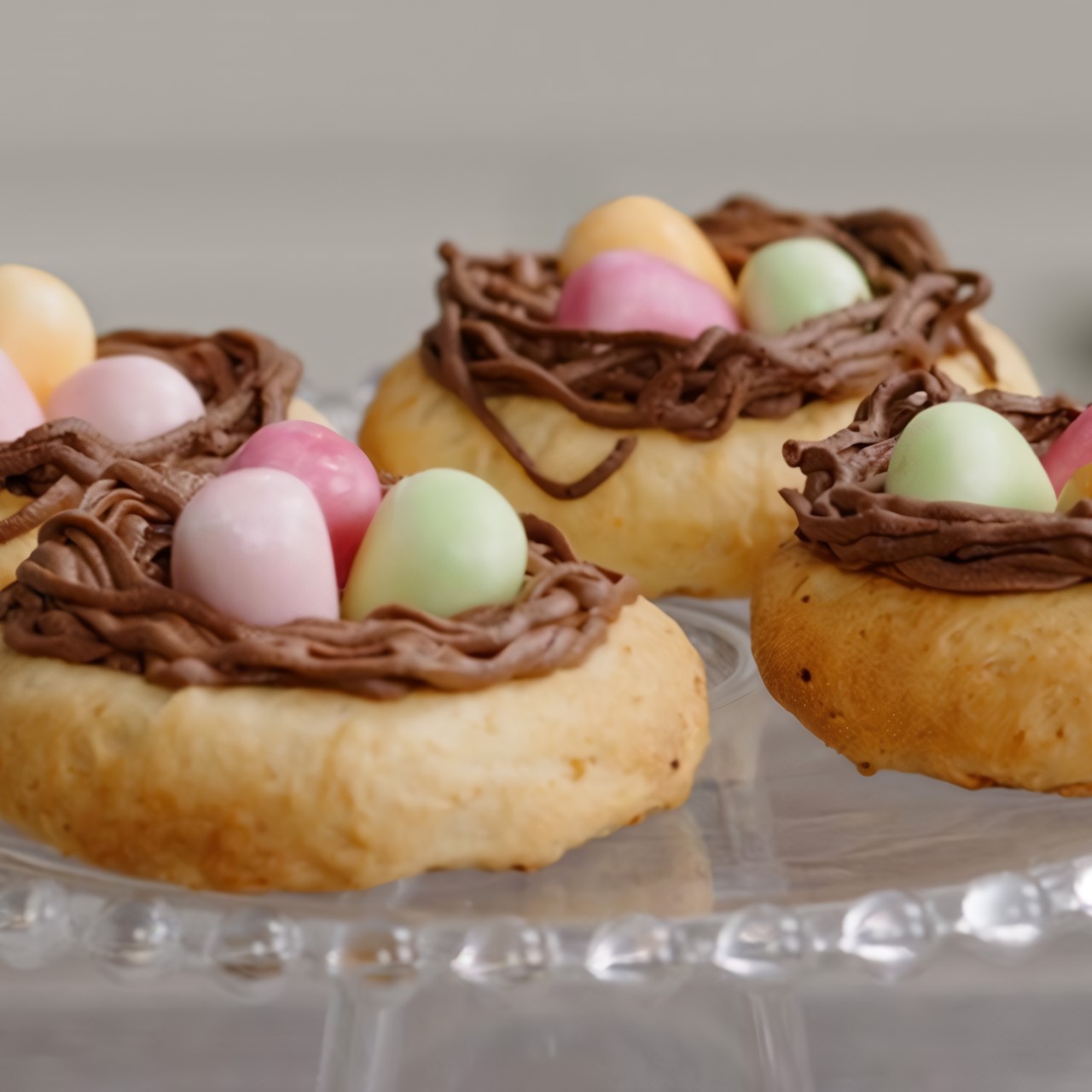 Пасхальное творожное печенье «Гнездышки»