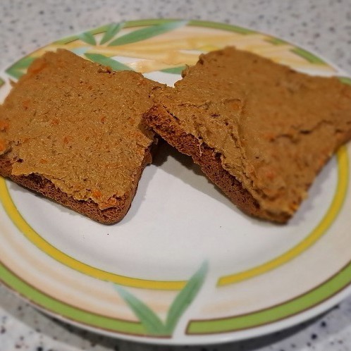 Паштет из куриной печени с яблоками на сковороде