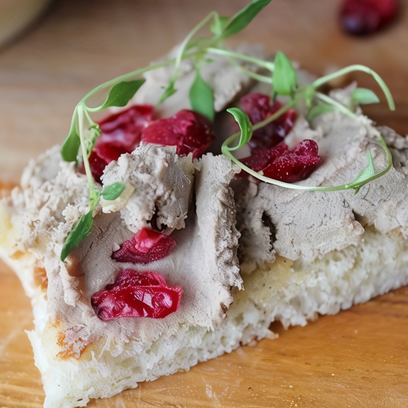 Паштет с печенью, грудкой и пармезаном