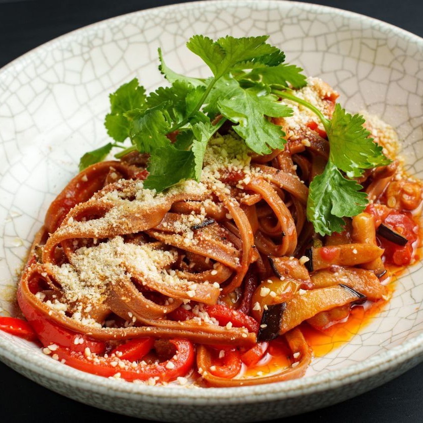 Паста аришта с овощами