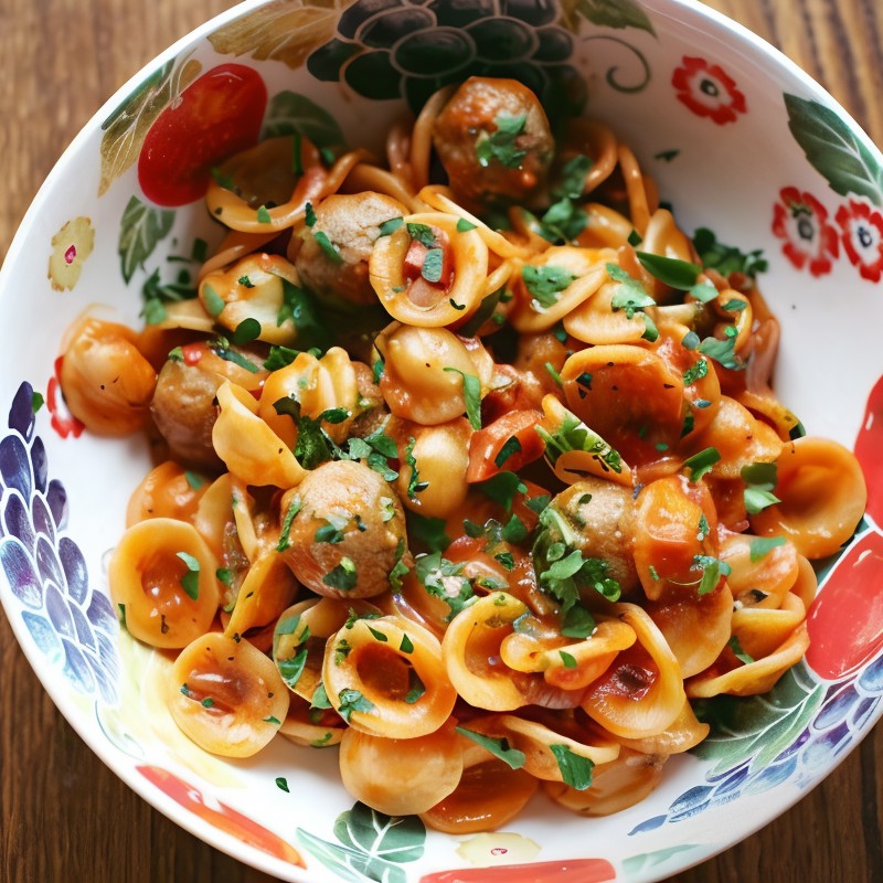 Паста орекьетте алла Романо