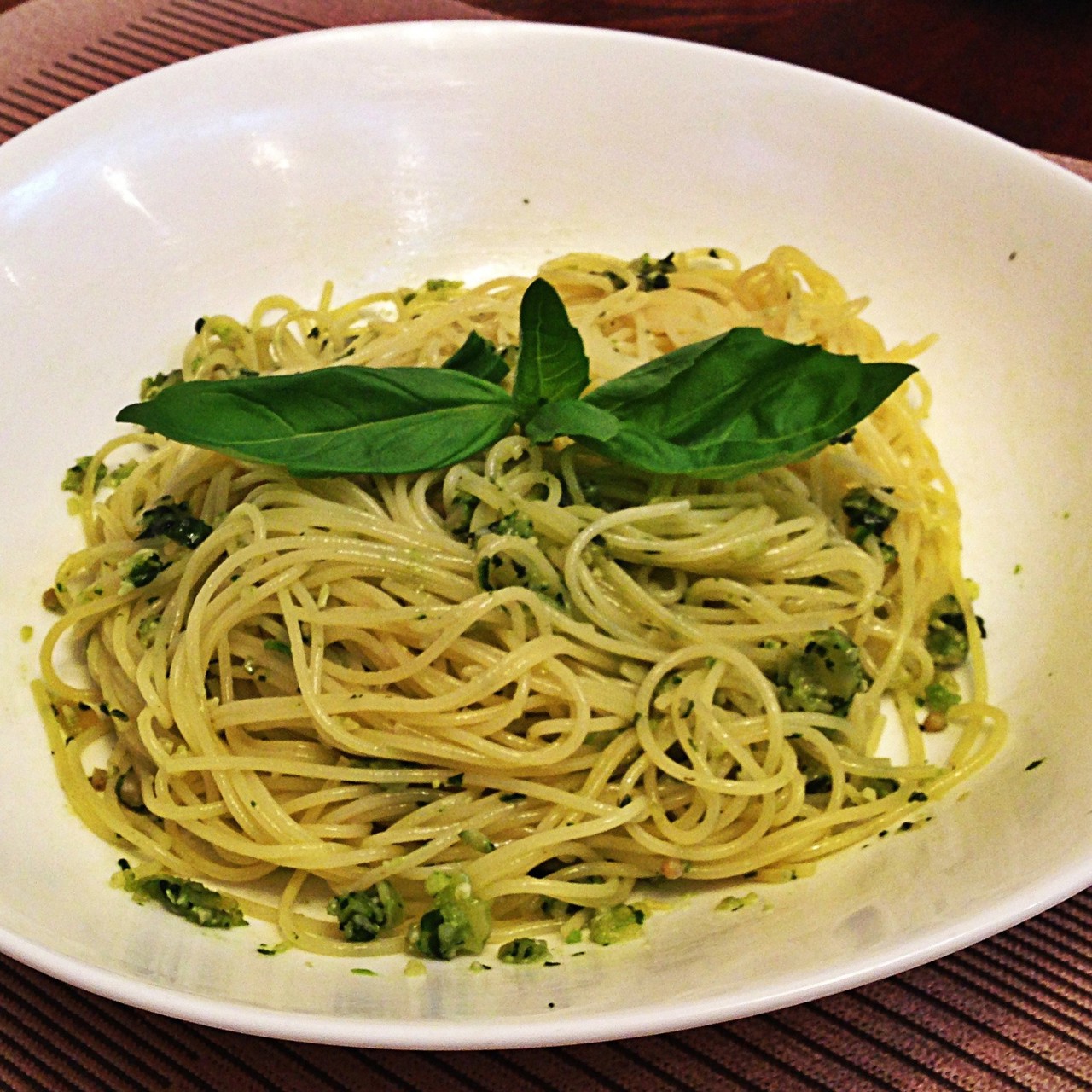 Паста с песто по-генуэзски