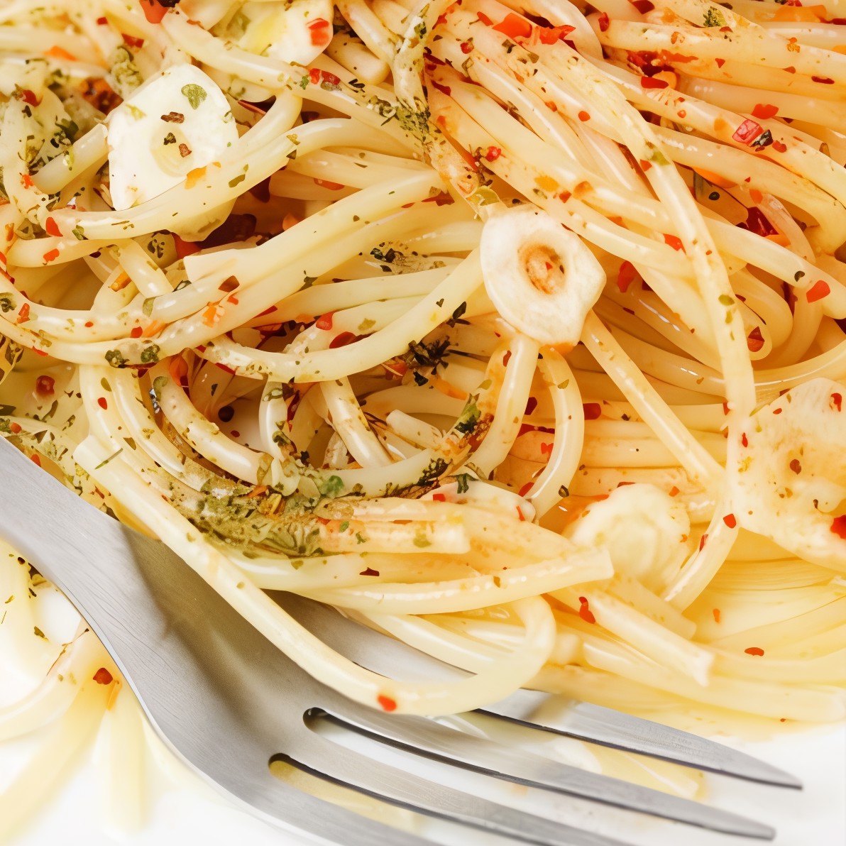 Паста с тремя видами чеснока