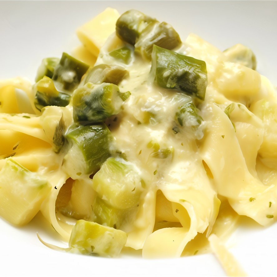 Паста со спаржей