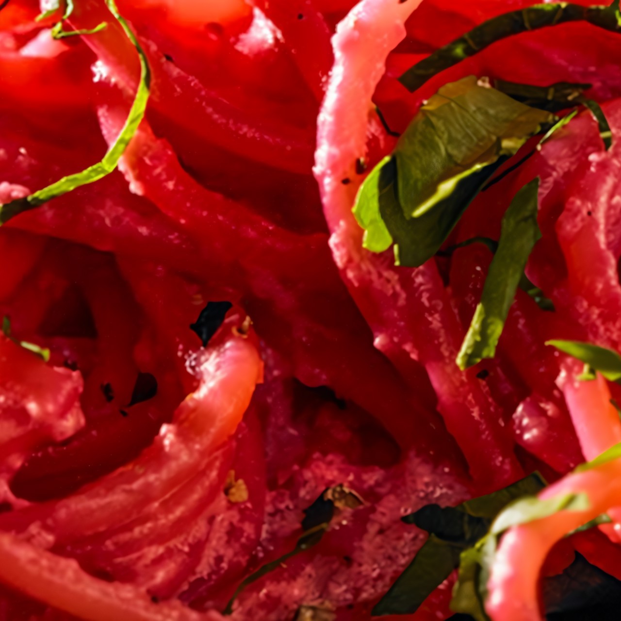 Паста со свеклой и хреном по-панамски