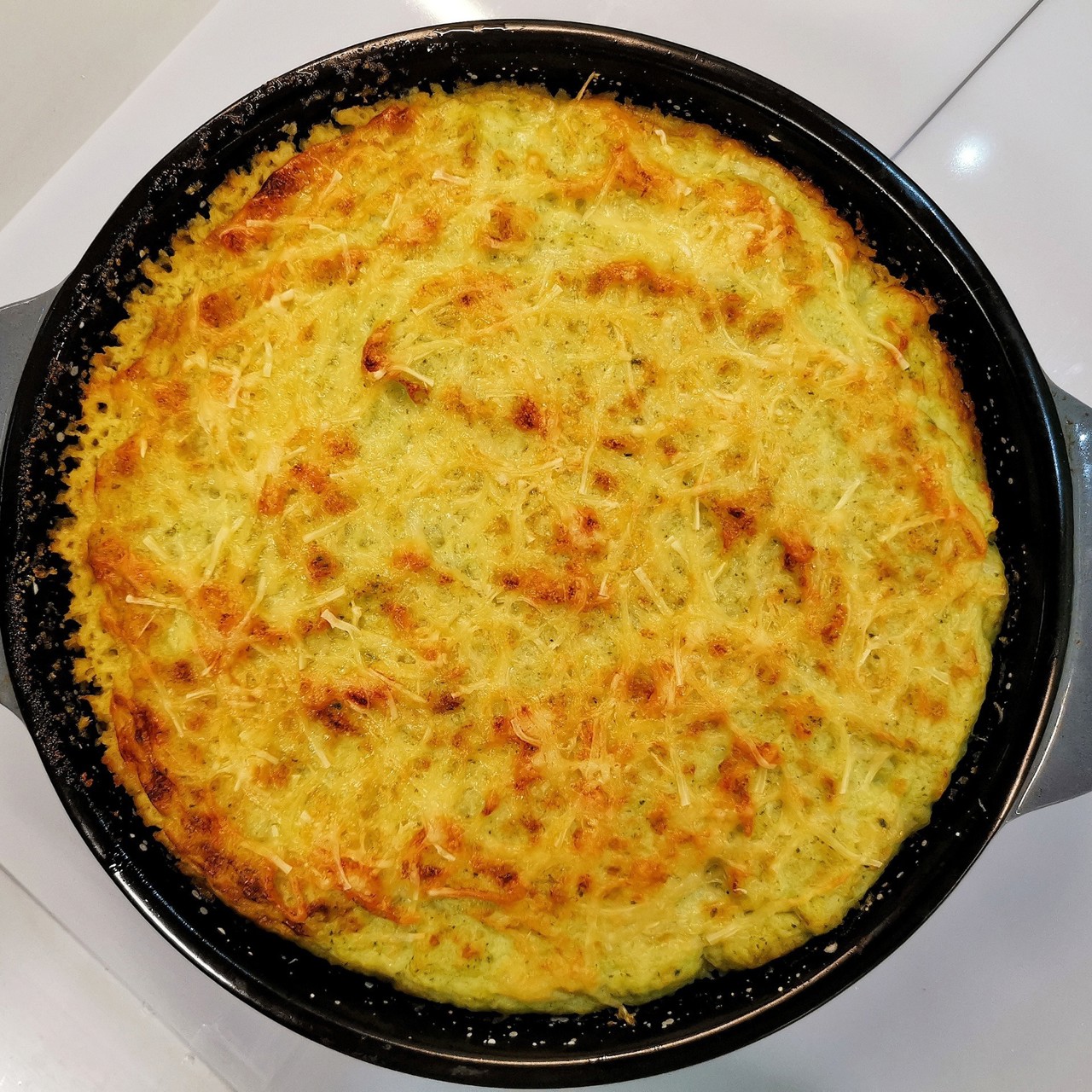 Пастуший кето-пирог со шпинатом