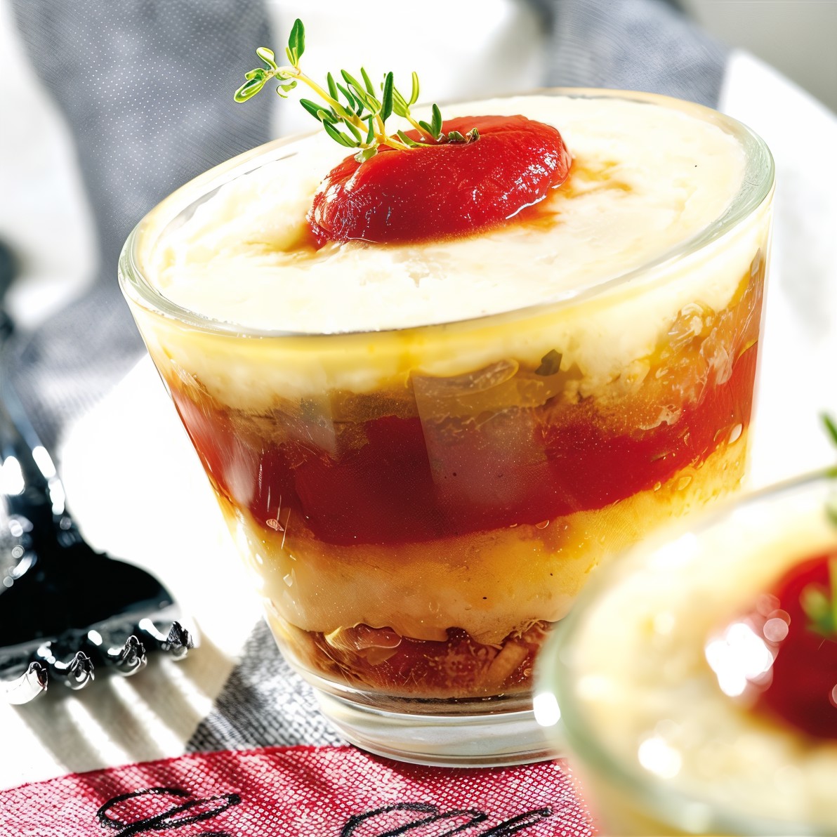 Пастуший пирог из говядины и томатов с орегано