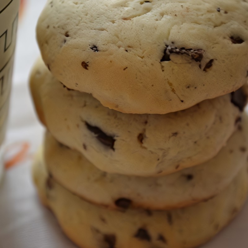 Печенье кофейное с шоколадными каплями