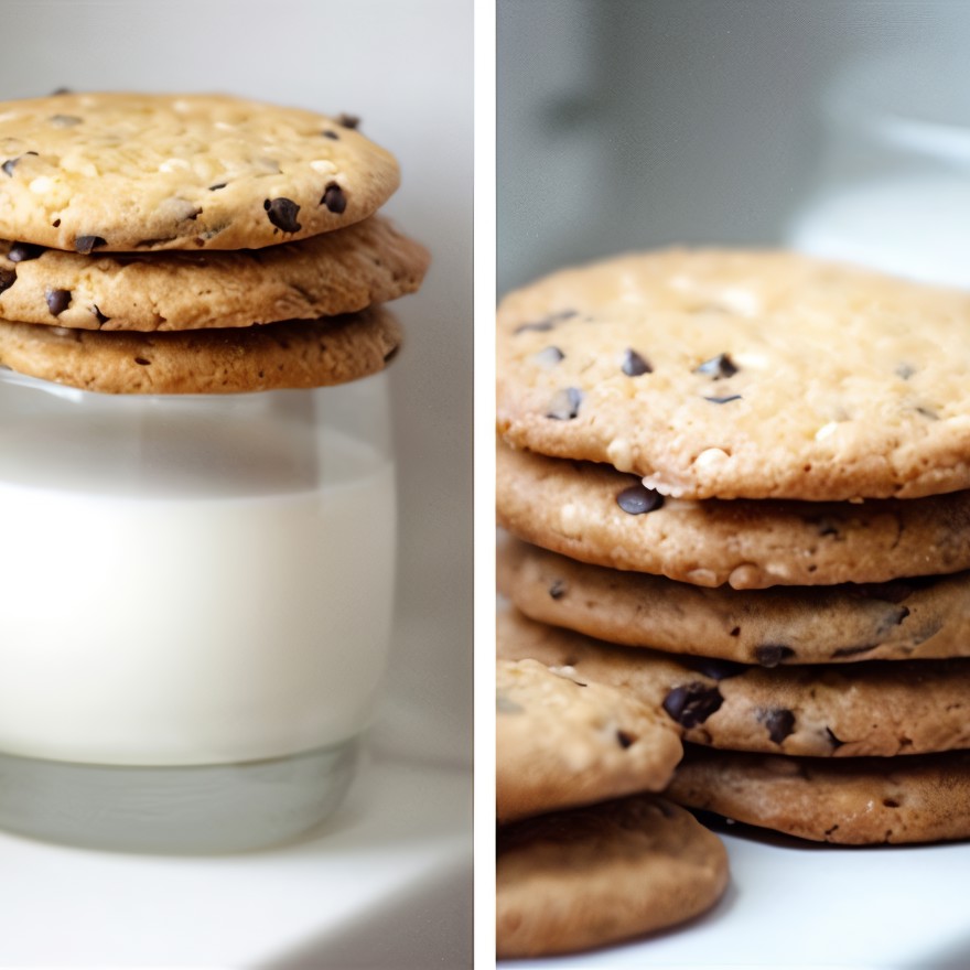 Печенье с каплями шоколада