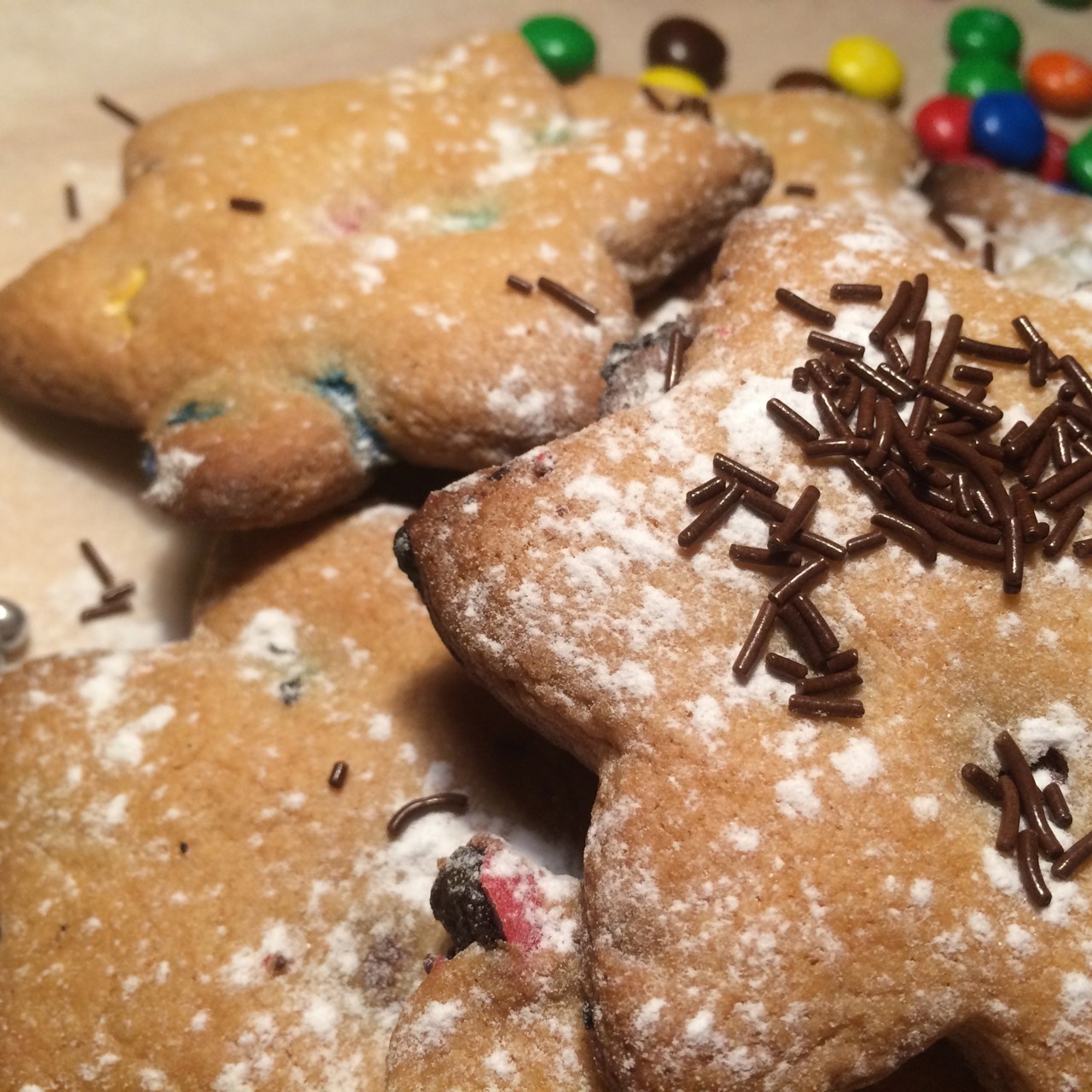 Печенье с M&M’s и корицей