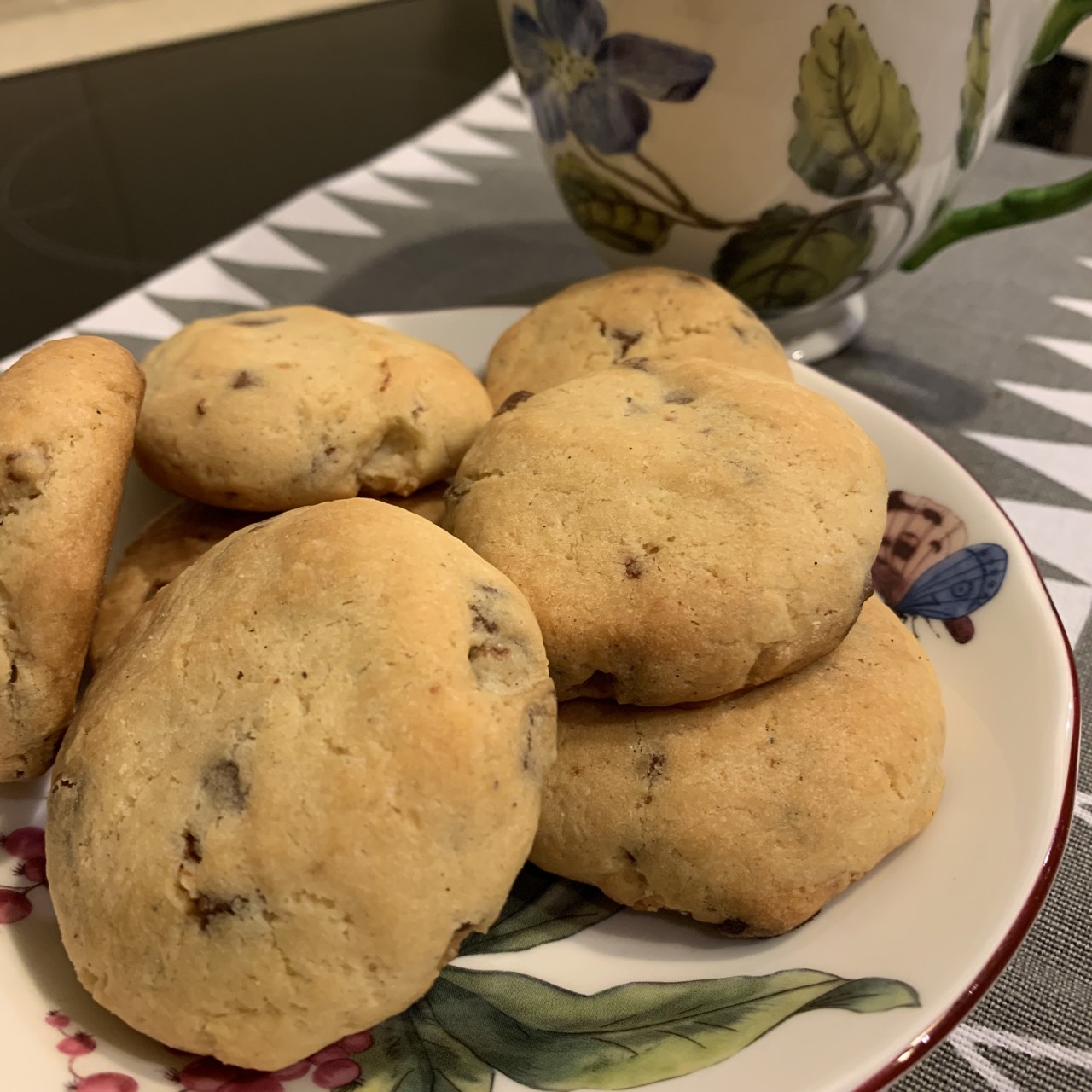 Печенье с молочным шоколадом