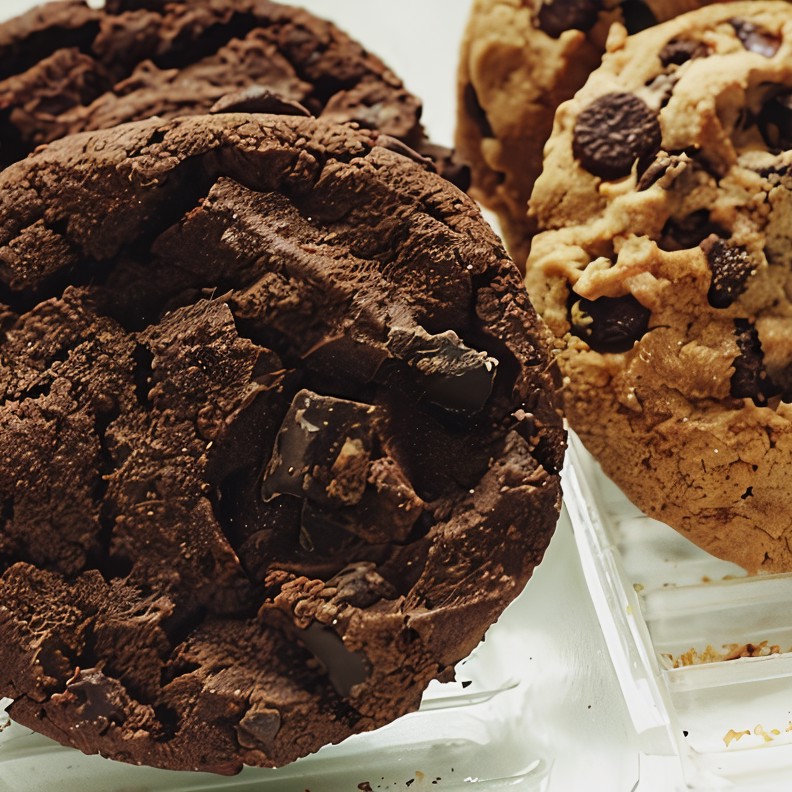 Печенье с шоколадными кусочками и кешью