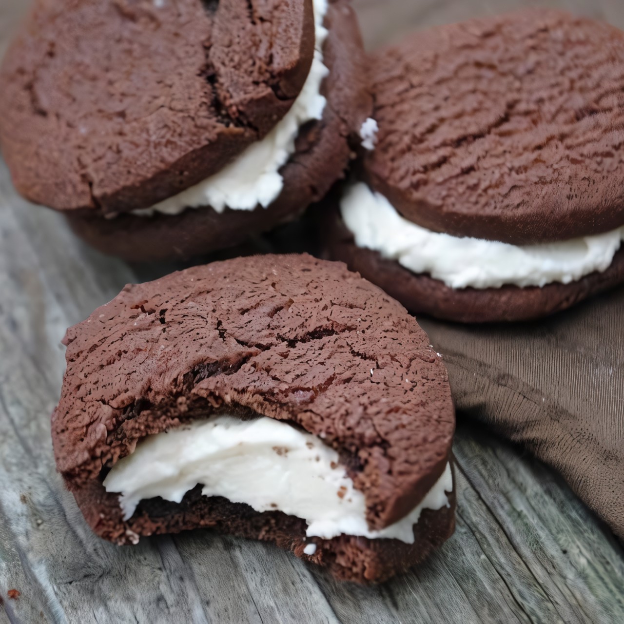 Печенье с ванильным кремом