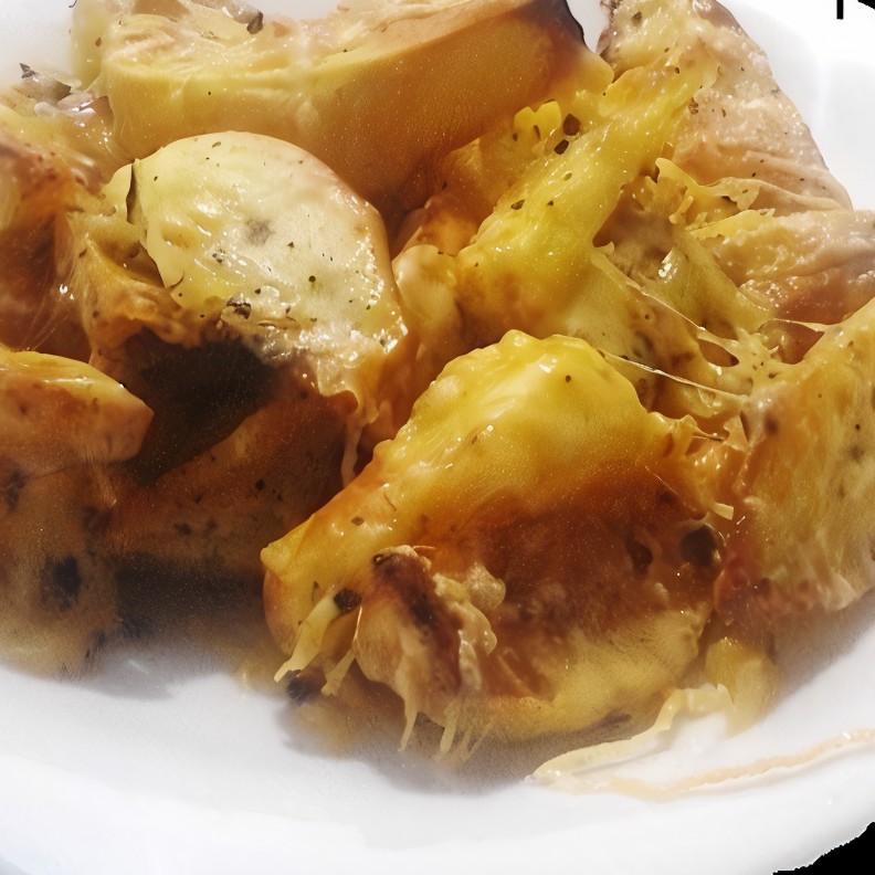 Печеный картофель с сыром