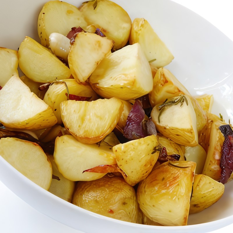 Печеный картофель в бальзамическом уксусе (Patate al Forno con Aceto Balsamico)