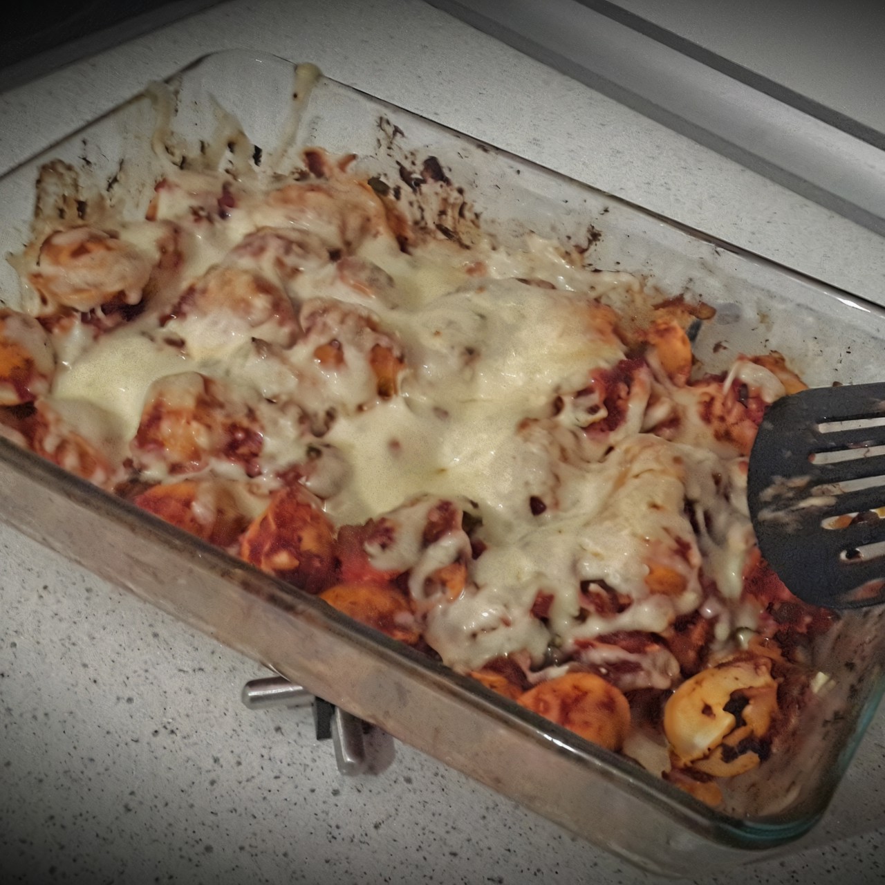 Пельменная запеканка