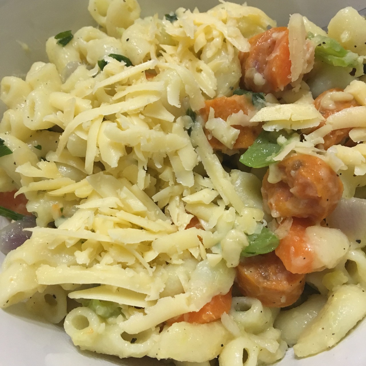 Пенне с овощным соусом