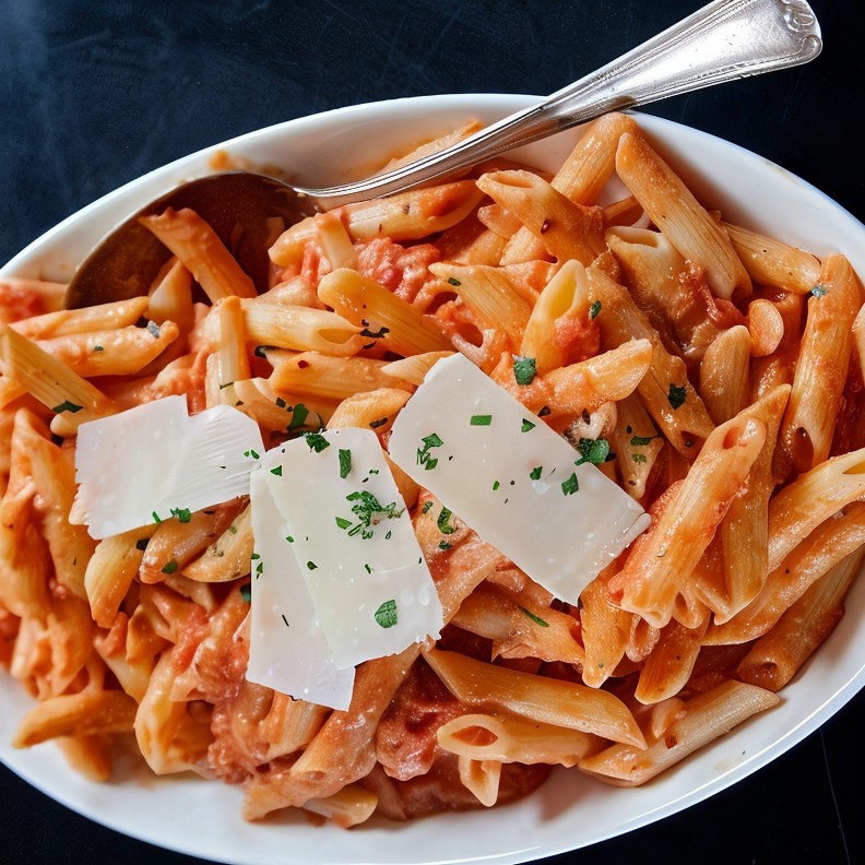 Пенне с водкой