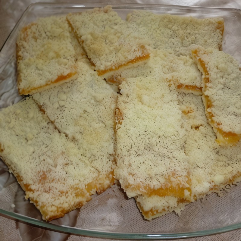 Песочное пирожное с конфитюром по-французски