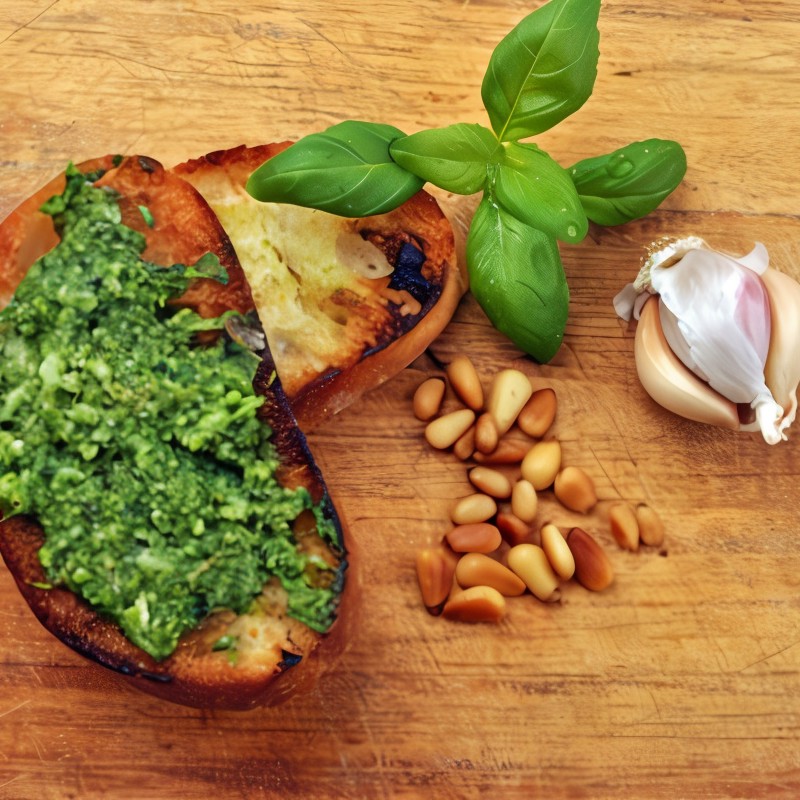 Песто из рукколы и фисташек