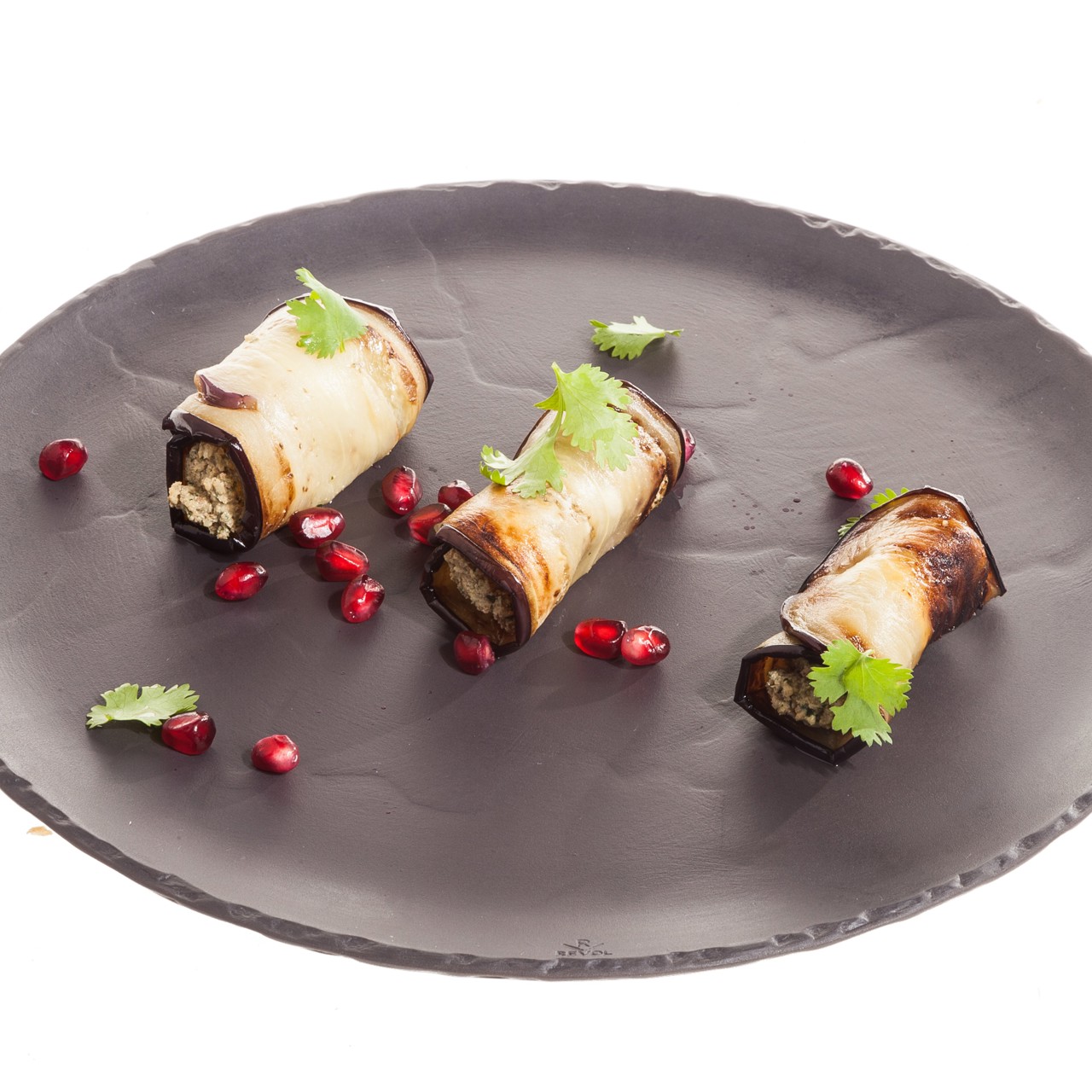 Рулетики из баклажанов пхали бадриджани