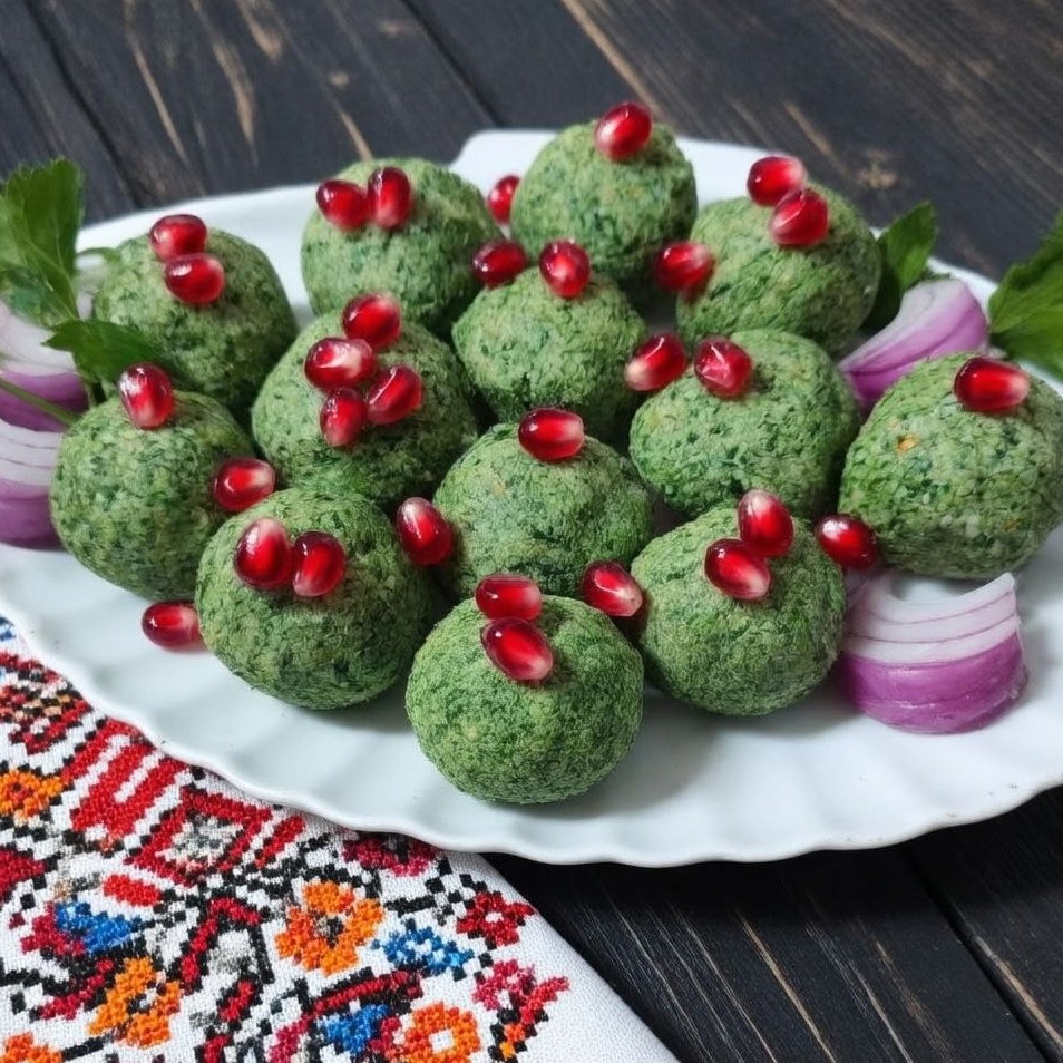 Пхали со шпинатом