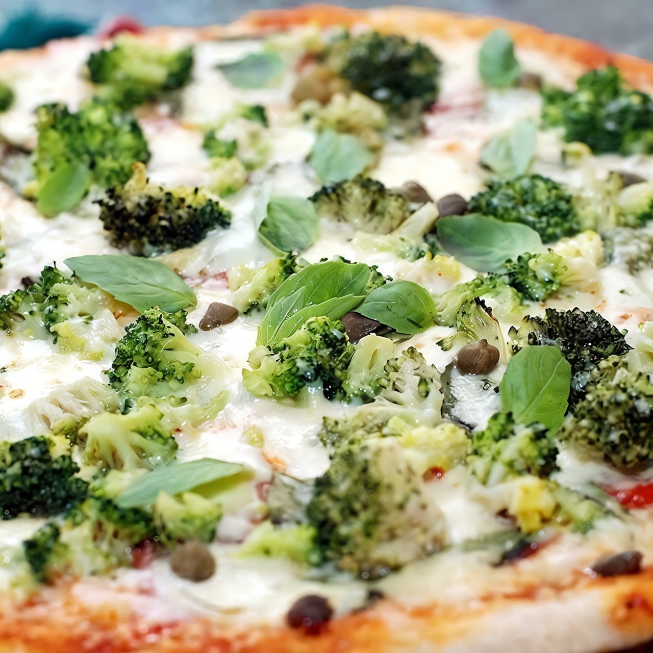 Пицца с брокколи