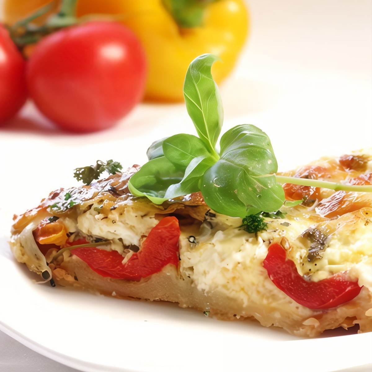 Пицца с фетой по-гречески