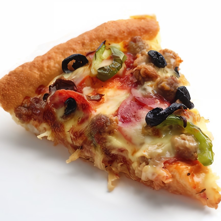 Пицца с куриной печенью и помидорами